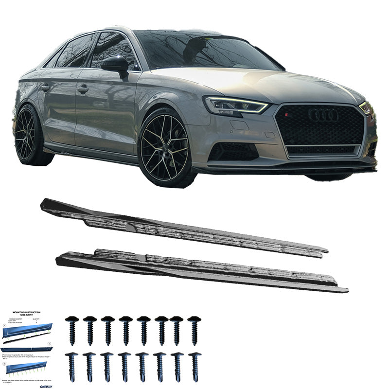 Minigonne laterali Audi A3 (8V) Sedan Facelift 2016-2020 - – Simoni Racing – foto 5