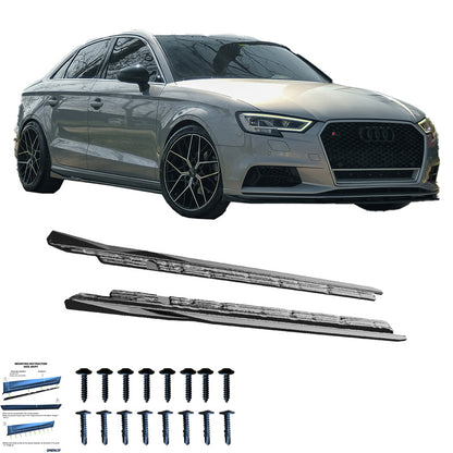 Minigonne laterali Audi A3 (8V) Sedan Facelift 2016-2020 - – Simoni Racing – foto 5