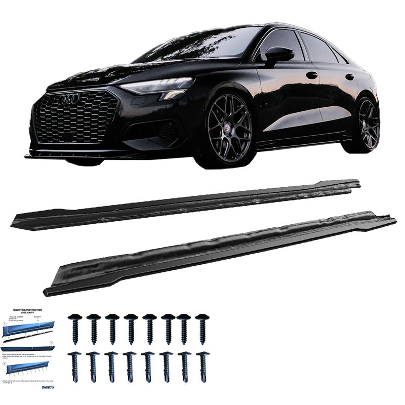 Minigonne laterali Audi A3 (8Y) Sedan/Sportback 2020-2024 – Simoni Racing – foto 4