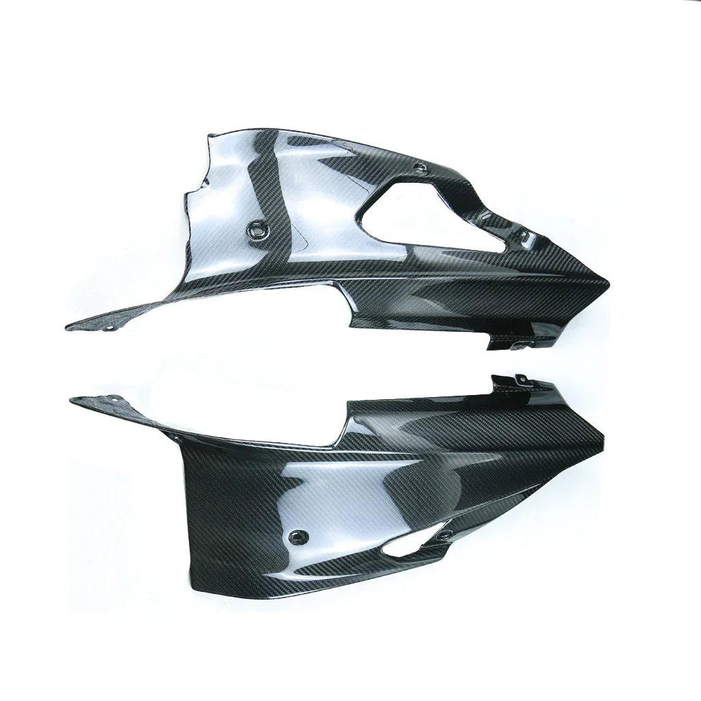 Carene laterali moto in fibra di carbonio, accessori tuning Da300Cavalli