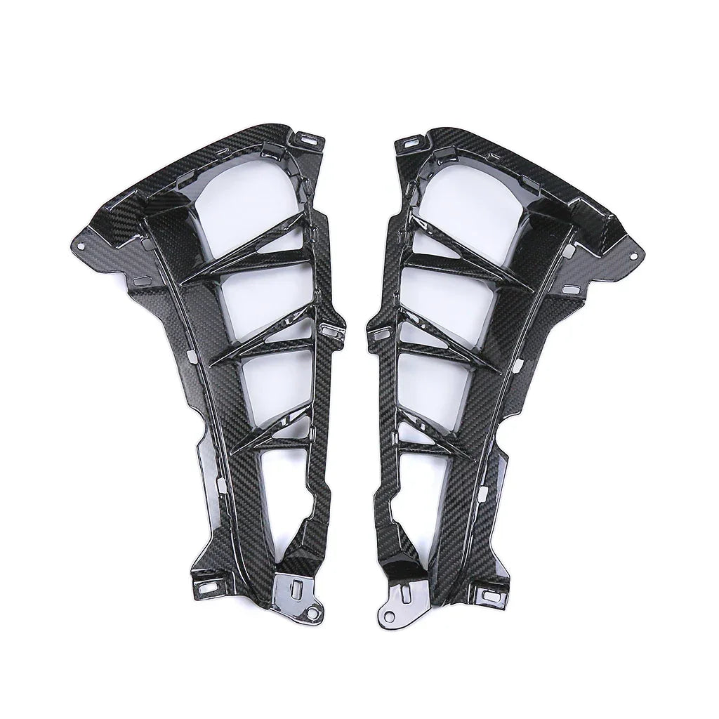 Coppia cover laterali in fibra di carbonio per moto, ricambio tuning da300cavalli