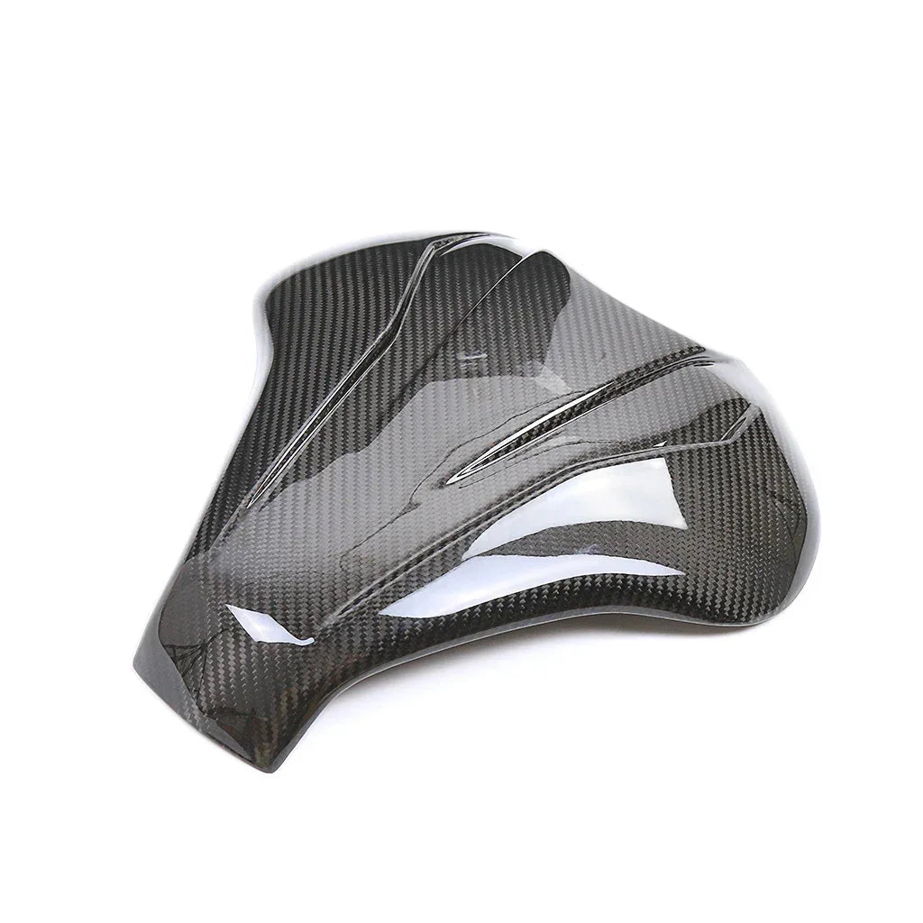 Coprisella moto in fibra di carbonio, accessorio tuning Da300Cavalli