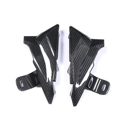 Coppia di carene moto in carbonio per tuning, accessori Da300Cavalli