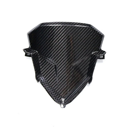 Cupolino moto in carbonio, accessorio tuning Da300Cavalli su fondo bianco