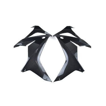 Carene moto in carbonio nero lucido per tuning, Da300Cavalli ricambi accessori