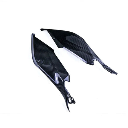 Coppia carene laterali in carbonio per moto, ricambio tuning Da300Cavalli