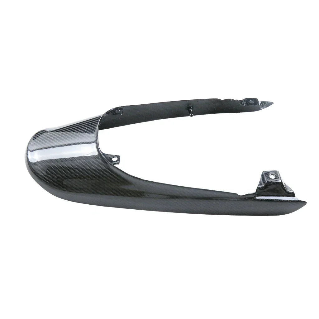 Codino monoposto moto in carbonio per tuning, ricambio Da300Cavalli, fondo bianco