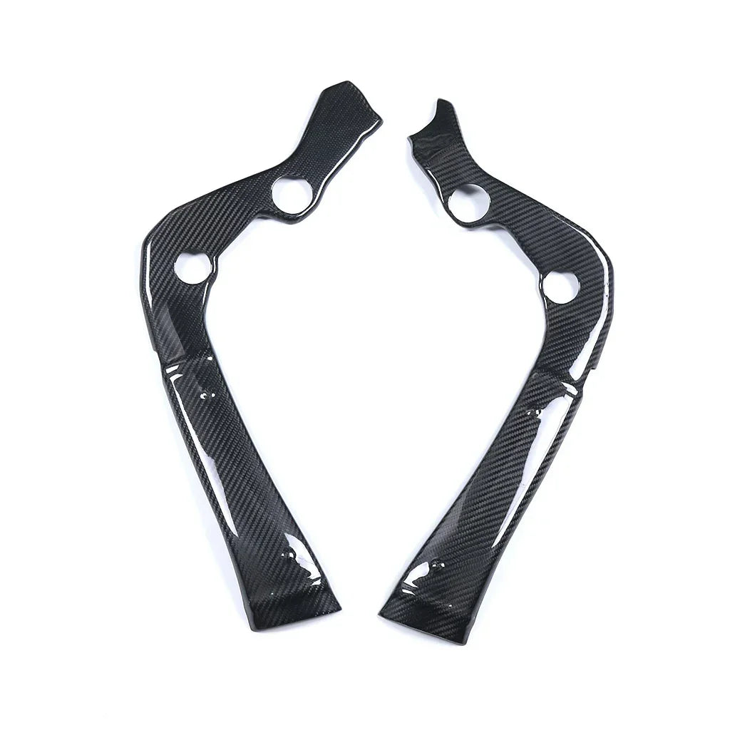 Coppia cover pannelli in carbonio per tuning auto, accessori Da300Cavalli