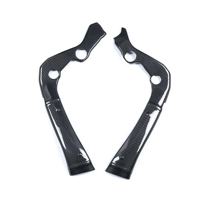 Coppia cover pannelli in carbonio per tuning auto, accessori Da300Cavalli