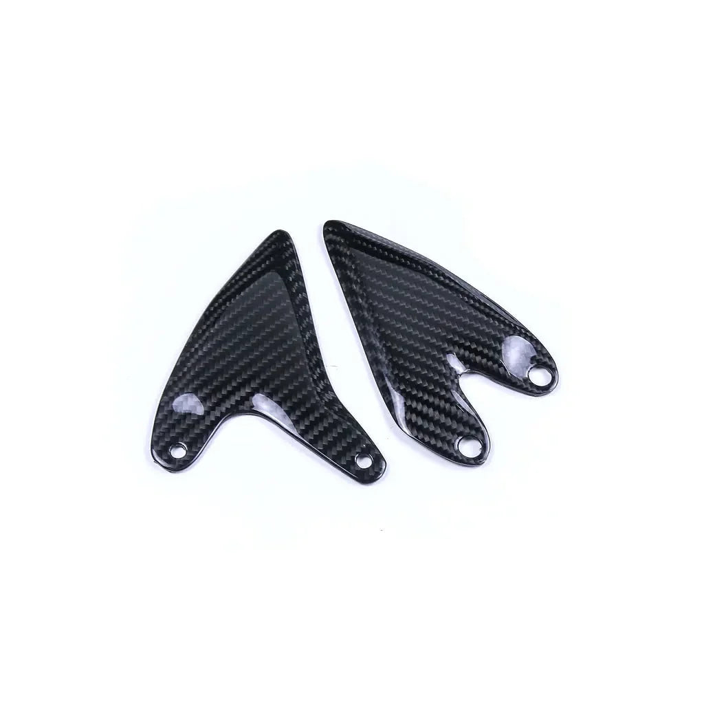 Coppia di cover in carbonio per moto, accessori tuning Da300Cavalli
