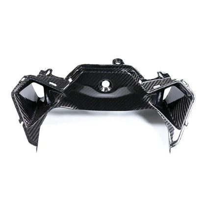 Supporto carena moto in fibra di carbonio nero lucido per tuning su Da300Cavalli