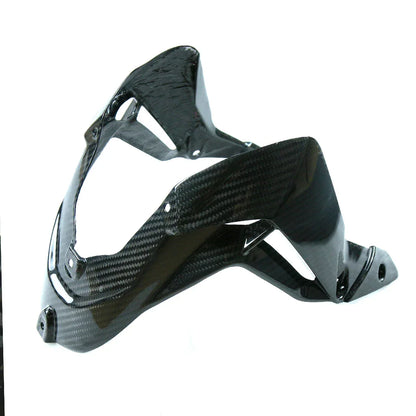 Carena anteriore moto in carbonio, accessorio tuning Da300Cavalli, alta qualità e rifinitura