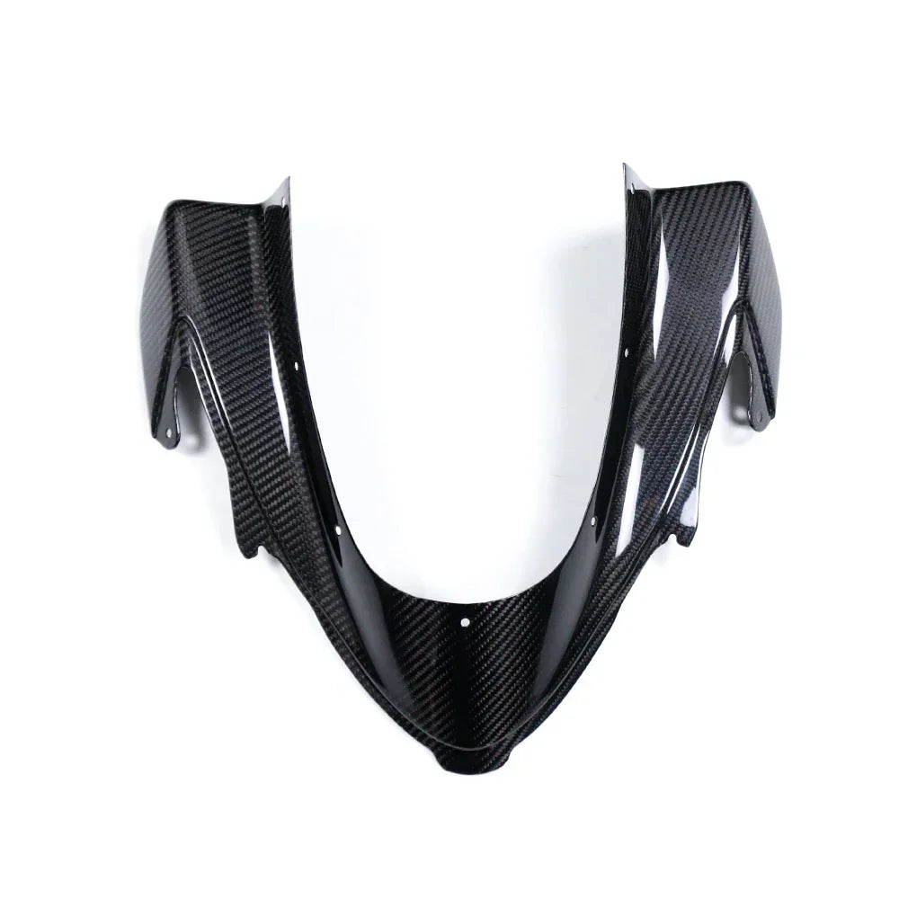 Carena anteriore in carbonio per moto, ricambio tuning Da300Cavalli