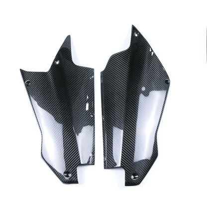 Coppia di carene laterali in carbonio per moto, accessori tuning Da300Cavalli