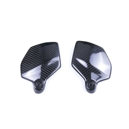 Coppia di cover specchietti retrovisori in carbonio per tuning auto, Da300Cavalli