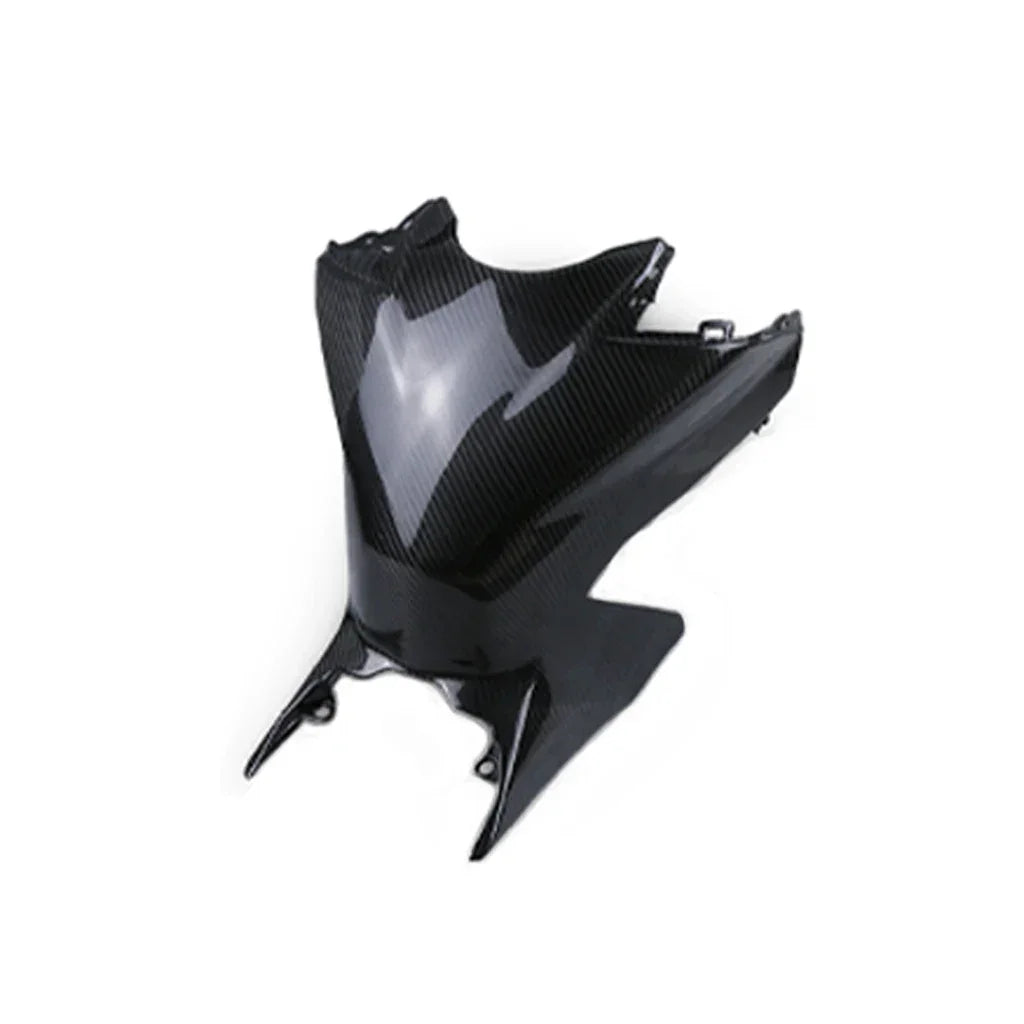 Carena anteriore moto in fibra di carbonio, ricambio tuning Da300Cavalli