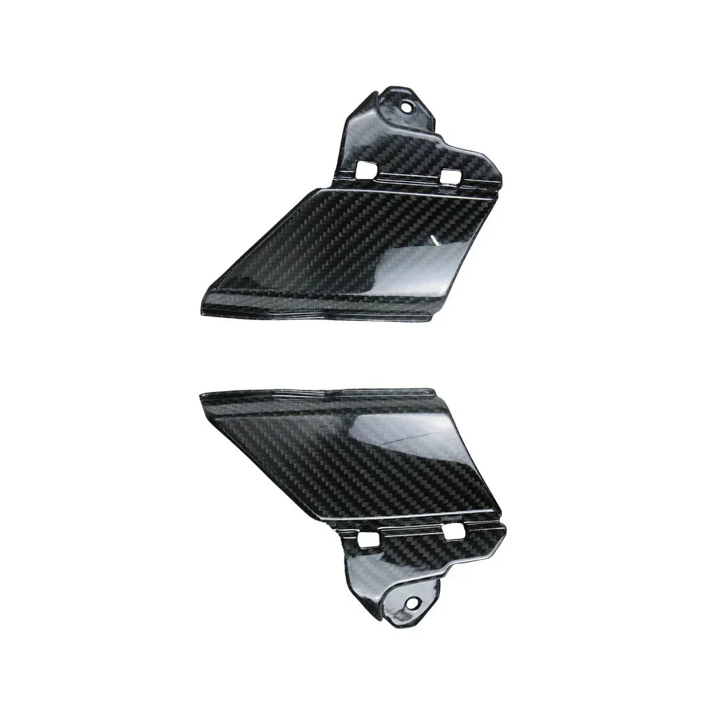 Coppia di coperture in carbonio per moto, accessori tuning Da300Cavalli