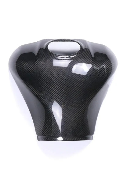 Copertura serbatoio moto in carbonio lucido, ricambio tuning Da300Cavalli