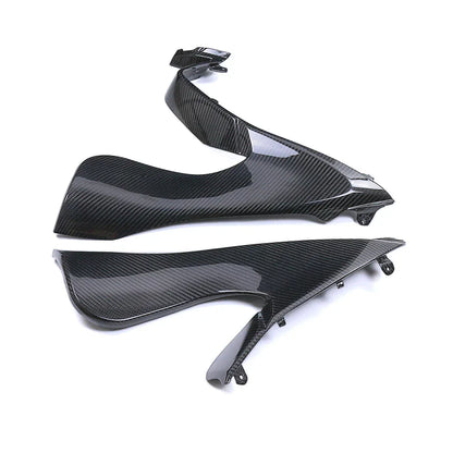 Carene moto in fibra di carbonio lucida per tuning, ricambio aftermarket Da300Cavalli