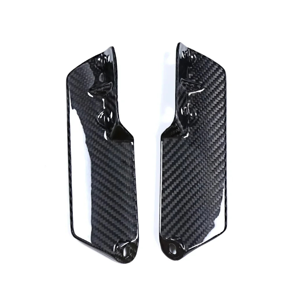 Coppia di cover in fibra di carbonio per auto, accessorio tuning Da300Cavalli