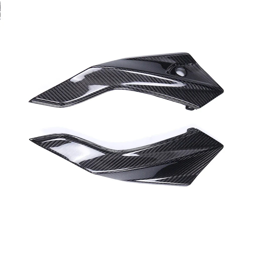 Coppia cover in fibra di carbonio per moto, tuning accessori Da300Cavalli
