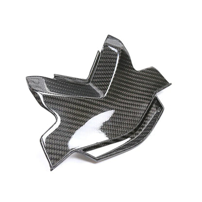 Cover carbonio sagomato per tuning auto, ricambio aftermarket, Da300Cavalli