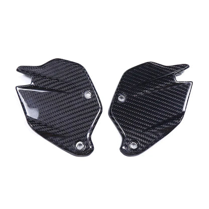 Coppia di paratacchi in carbonio per moto, accessori tuning Da300Cavalli