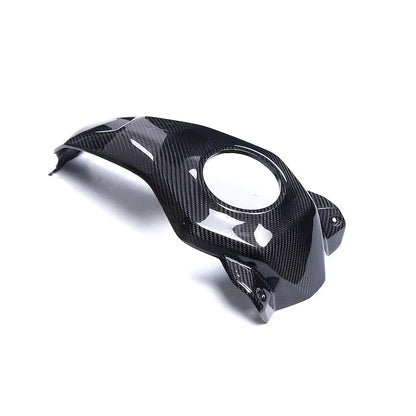 Cover serbatoio moto in carbonio lucido, accessorio tuning Da300Cavalli