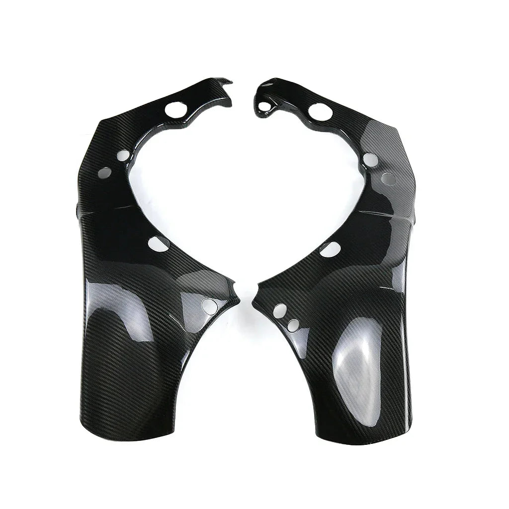 Coppia di carene in carbonio per moto, accessorio tuning Da300Cavalli