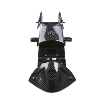 Carena anteriore in carbonio per moto, ricambio tuning Da300Cavalli, vista frontale