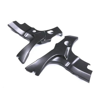 Coppia di coperture motore in carbonio per tuning auto, ricambio Da300Cavalli