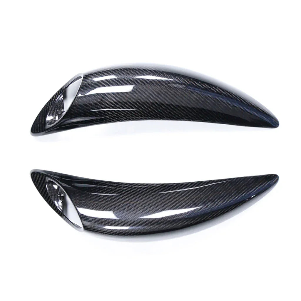 Coppia calotte specchietti in fibra di carbonio per auto tuning Da300Cavalli