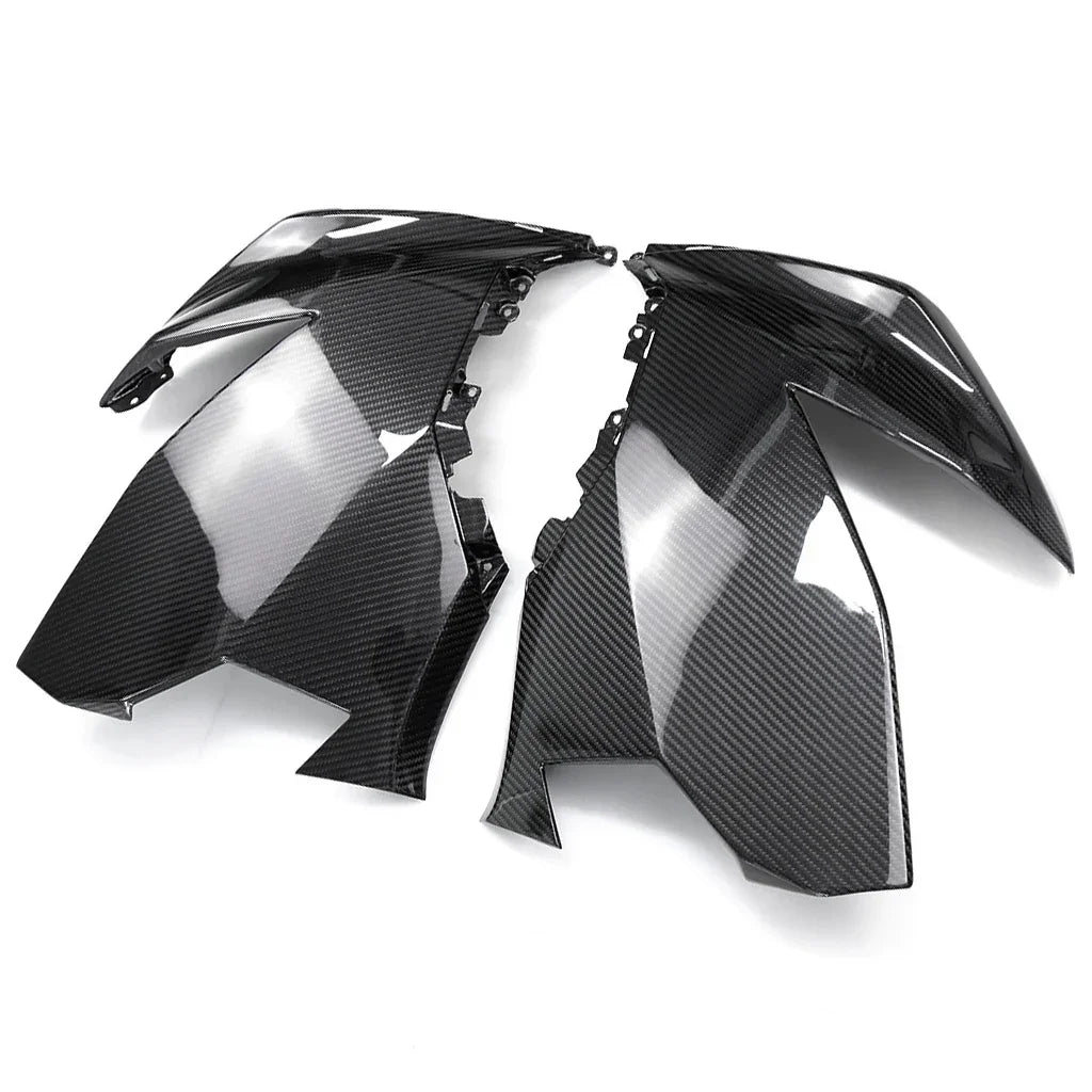 Carene laterali in fibra di carbonio per moto, ricambio tuning Da300Cavalli