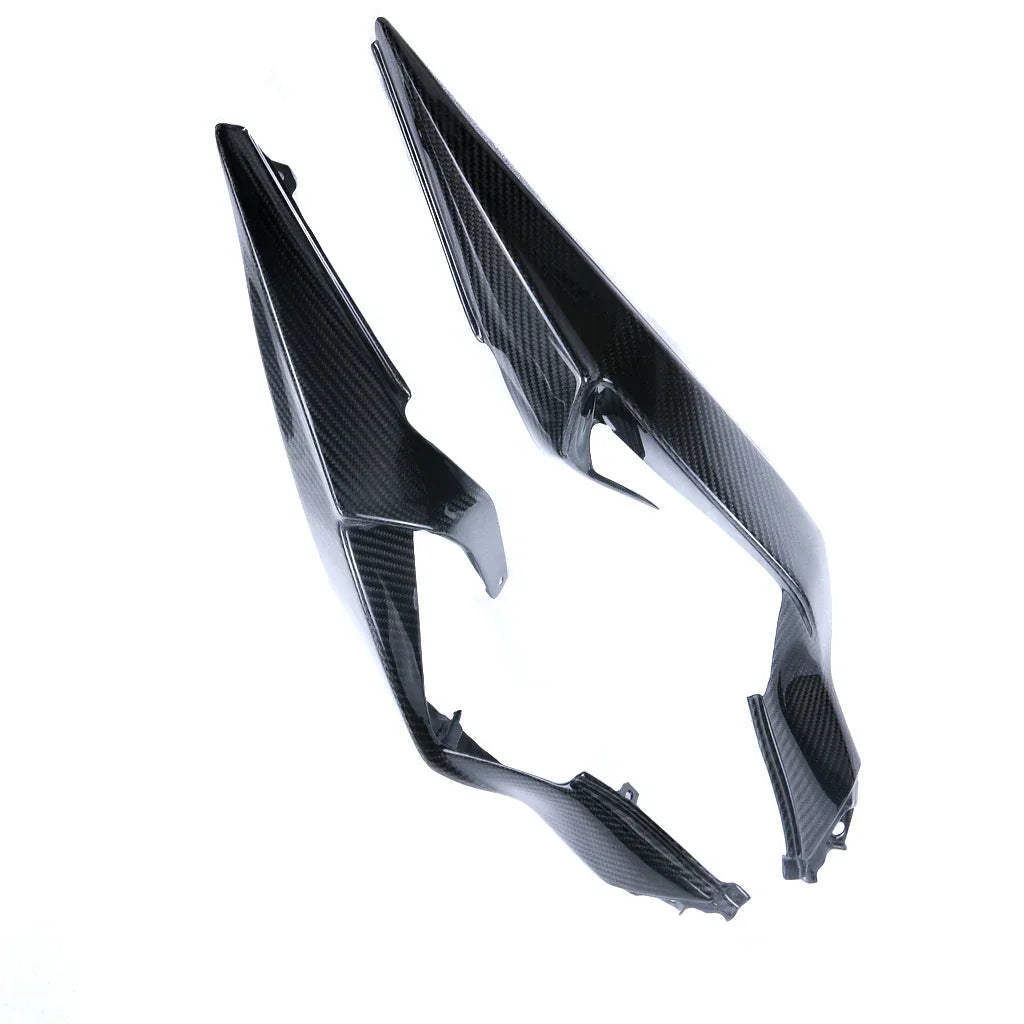 Carene moto in carbonio nere, ricambio tuning Da300Cavalli per personalizzazione veicoli