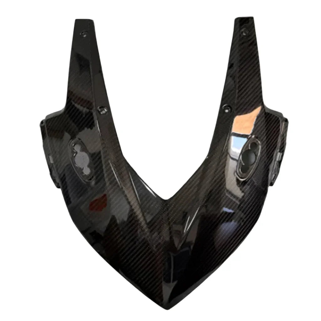Carena anteriore in carbonio per moto, accessorio tuning Da300Cavalli