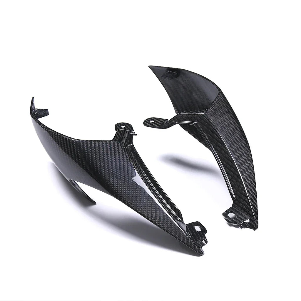 Carene moto in fibra di carbonio lucida, accessorio tuning Da300Cavalli