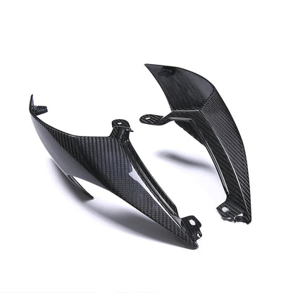 Carene moto in fibra di carbonio lucida, accessorio tuning Da300Cavalli