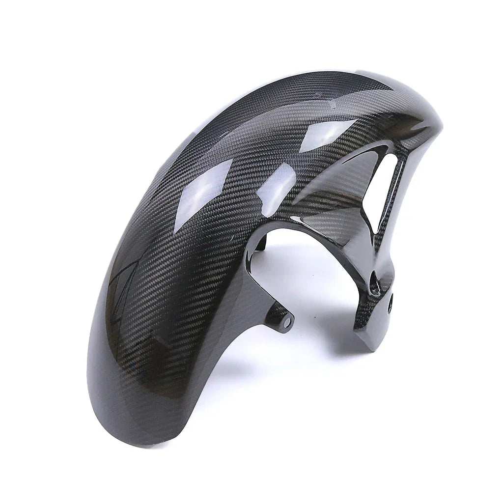 Parafango anteriore in carbonio per moto, accessorio tuning Da300Cavalli