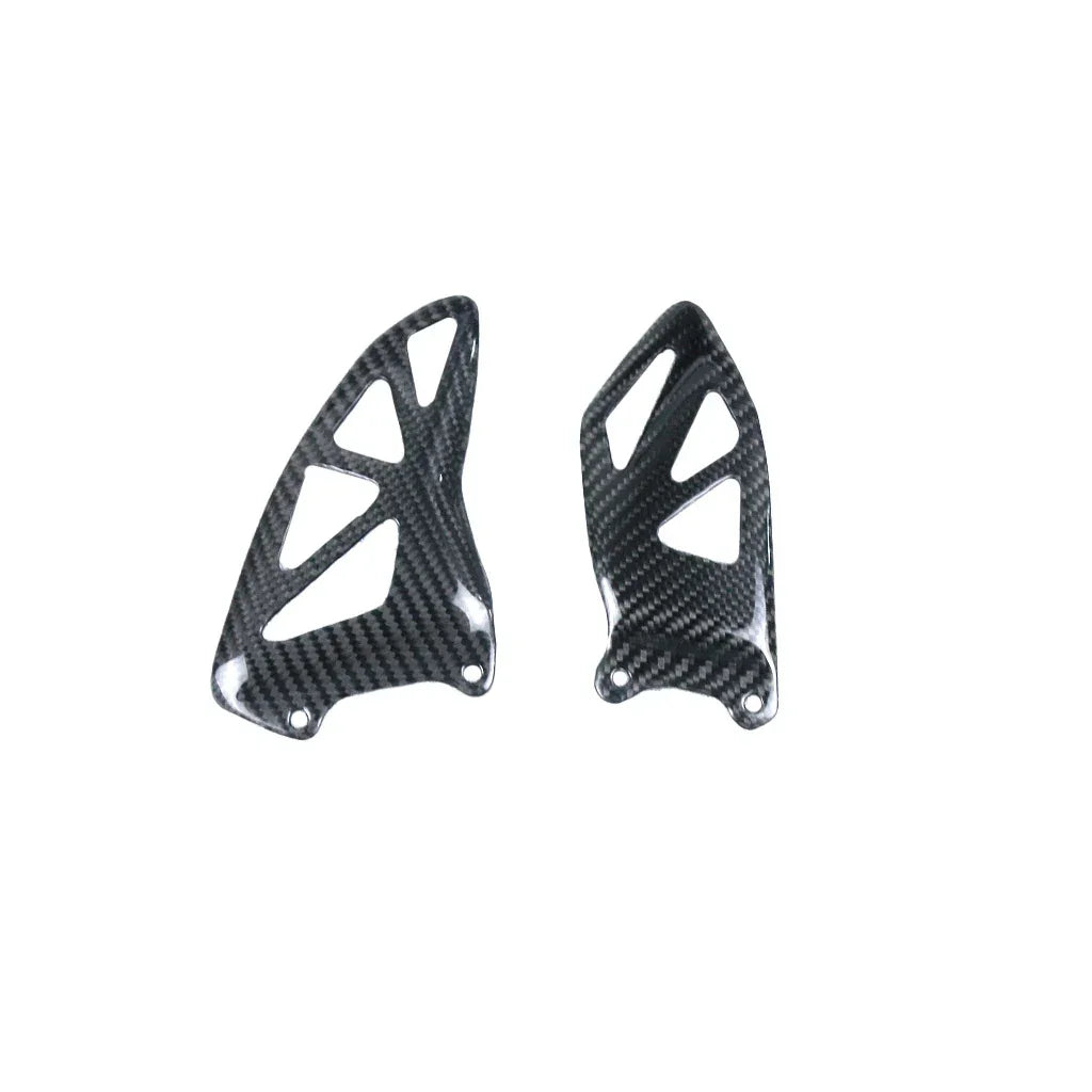 Coppia paratacchi in carbonio per moto, accessorio tuning Da300Cavalli