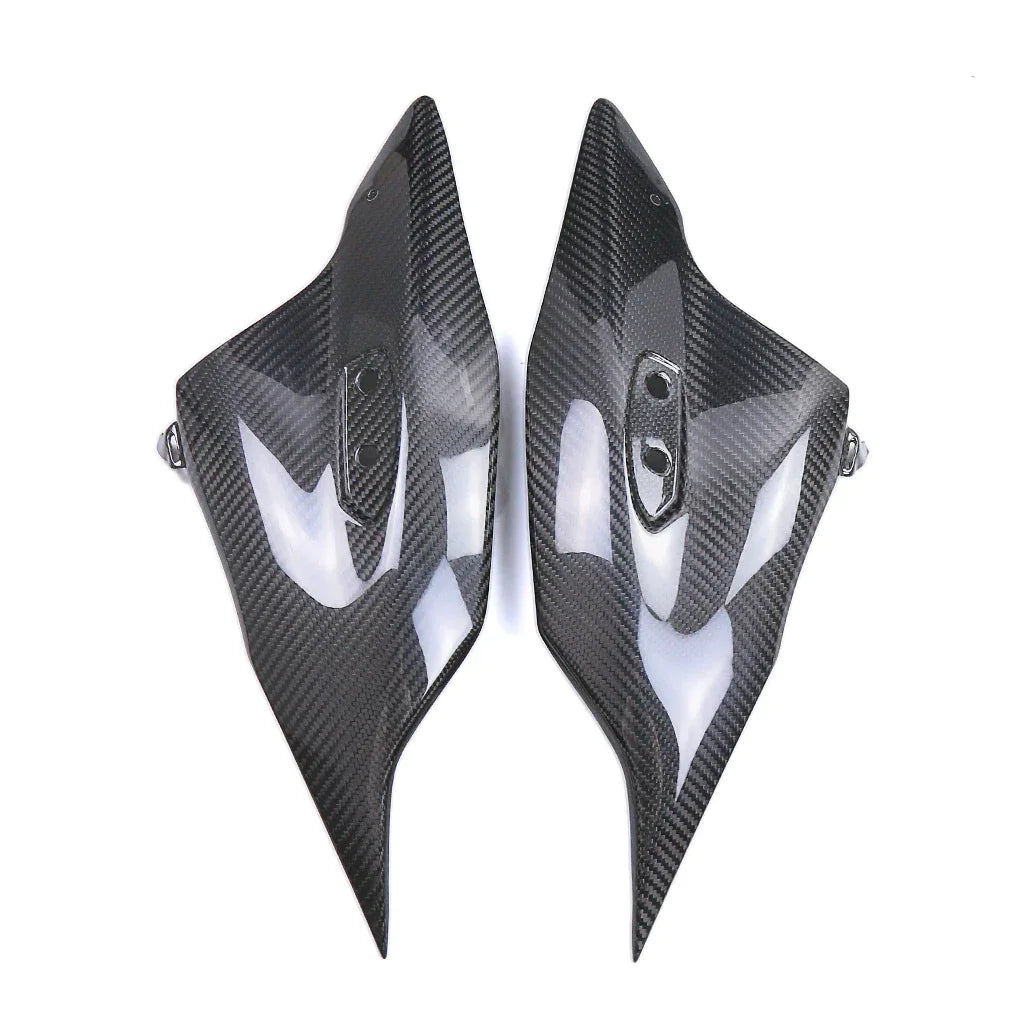 Coppia di carene in carbonio per moto, accessori tuning Da300Cavalli