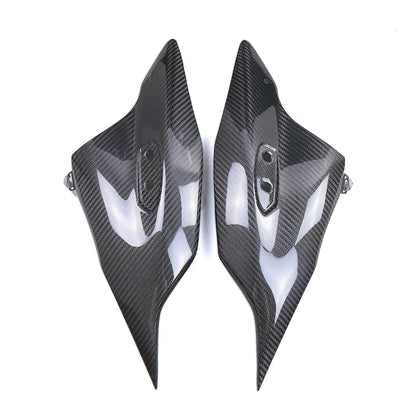 Coppia di carene in carbonio per moto, accessori tuning Da300Cavalli