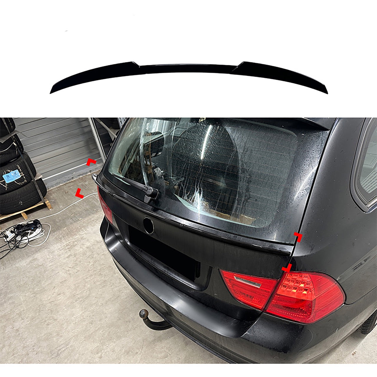 Spoiler da baule per BMW Serie 3 E91 – Simoni Racing – foto 5