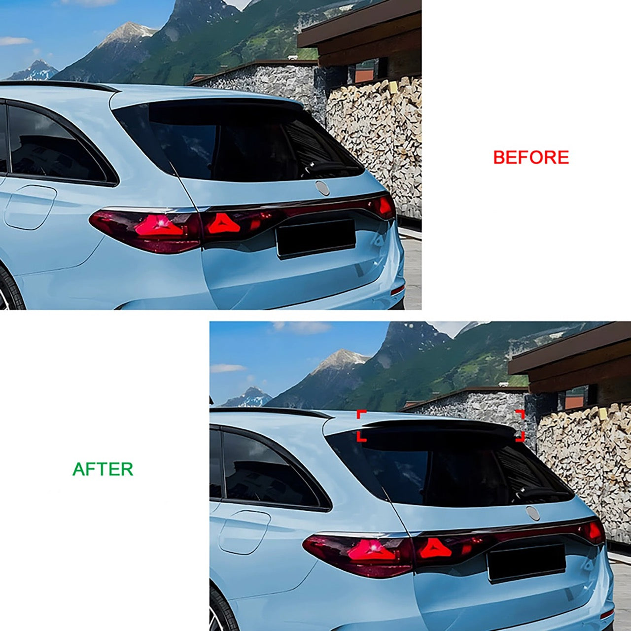 Copertura spoiler da tetto per Mercedes Classe E W214 – Simoni Racing – foto 3