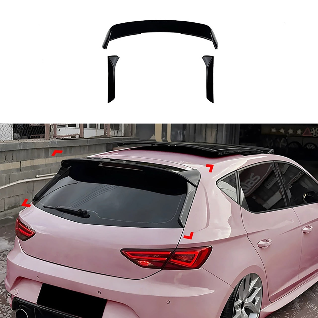 Spoiler da tetto per Seat Leon 5F – Simoni Racing – foto 2