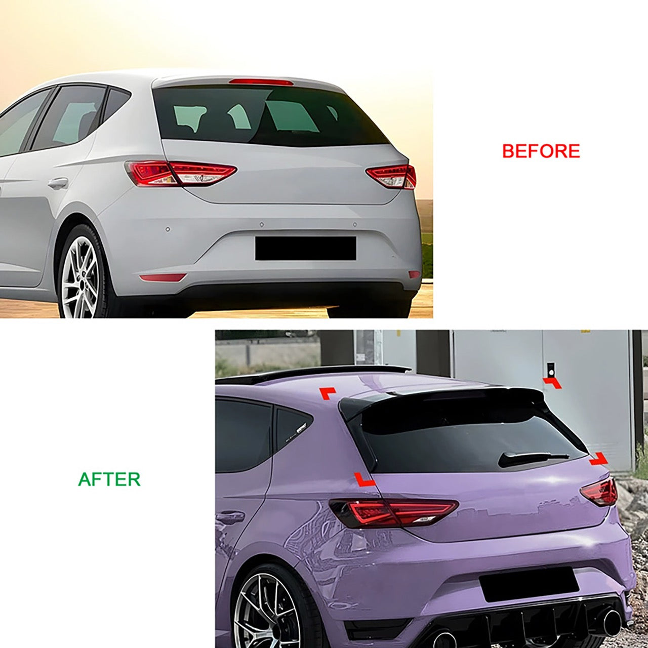 Spoiler da tetto per Seat Leon 5F – Simoni Racing – foto 3