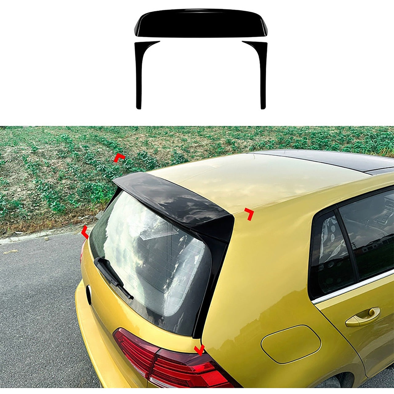 Spoiler da tetto per VW Golf VII – Simoni Racing – foto 2