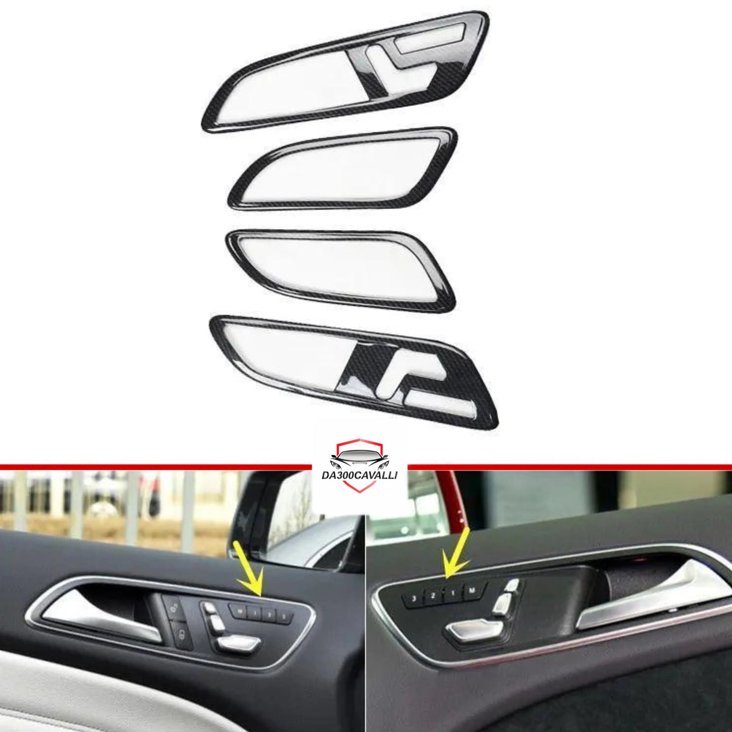 accessori-interni-mercedes-classe-b-2012-2019-fibra-di-carbonio-da300cavalli-11 - Da300Cavalli