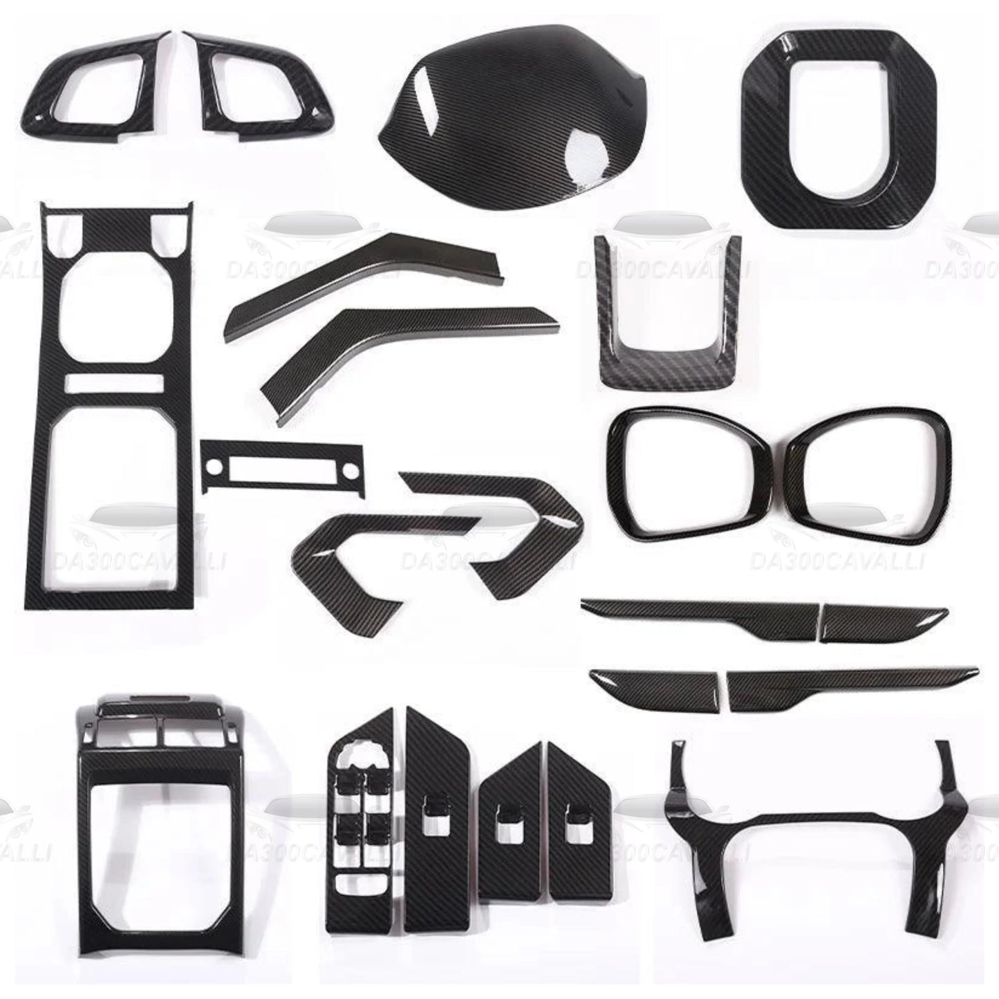 Accessori Interni Range Rover Evoque (2011-2018) Fibra Di Carbonio — Da300Cavalli