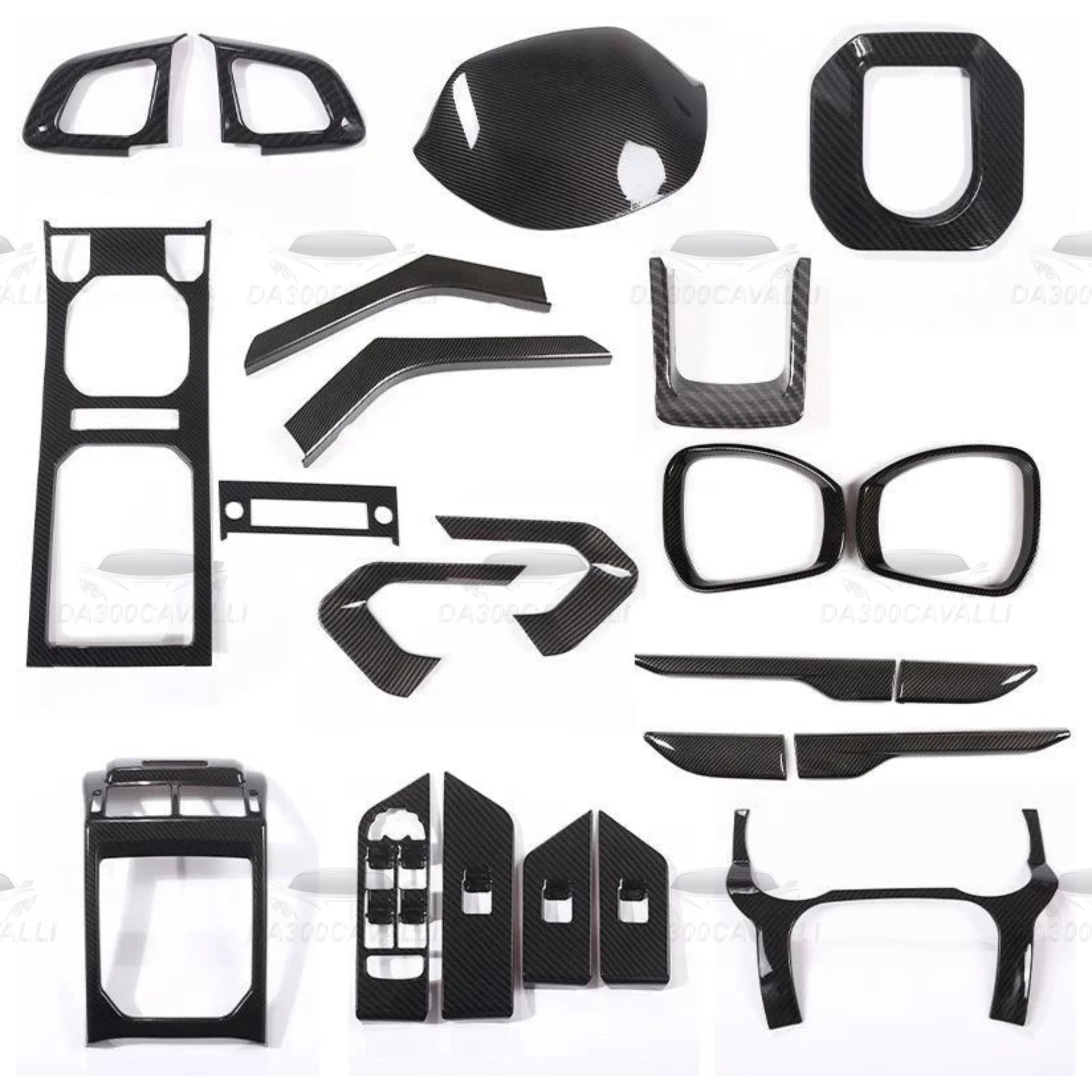 Accessori Interni Range Rover Evoque (2011-2018) Fibra Di Carbonio — Da300Cavalli