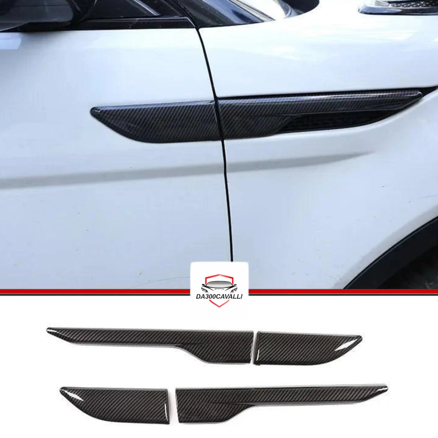 Accessori Interni Range Rover Evoque (2011-2018) Fibra Di Carbonio — Da300Cavalli — foto 11